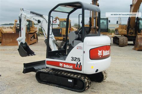 bobcat 325 mini excavator buckets|bobcat 325 excavator specs.